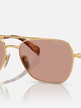 Prada Sunglasses with Rose-Brown Lenses